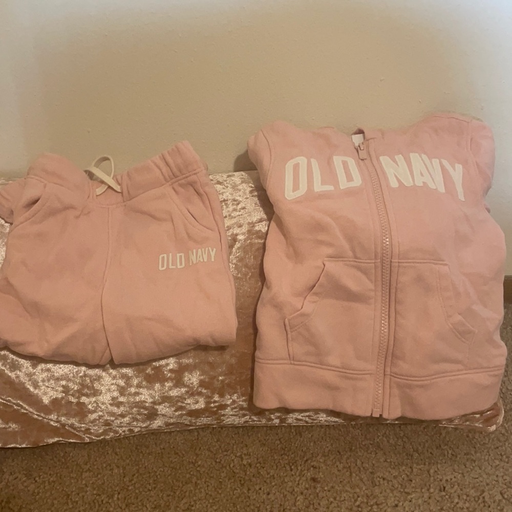Toddler 2T pink old Navy jogging suit